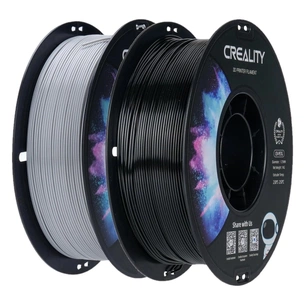 Пластик для 3D-принтера Creality PETG 1.75мм, black+gray, 2x1кг (3301030086) зображення 1