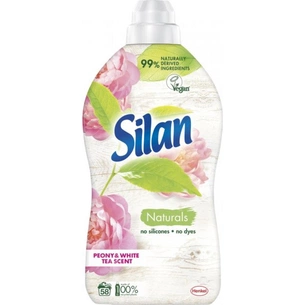 Кондиціонер для білизни Silan Naturals Аромати півонії і білого чаю 1.45 л (9000101385212) зображення 1