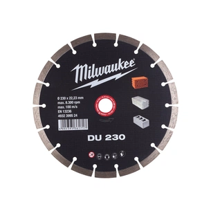 Круг відрізний Milwaukee алмазний DU 230, 230мм (4932399524) зображення 1