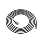 Дата кабель USB-C to Lightning 2.0m 3A 20W nylon X14 black HOCO (6931474752208) - уменьшенное изображение 3