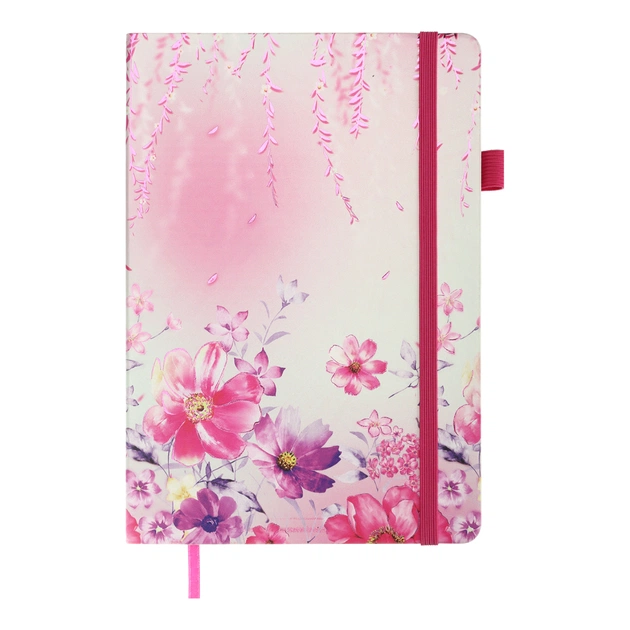 Книга записна Buromax CHERIE А5 96 аркушів крапка, рожевий (BM.295305-10) - зображення 1