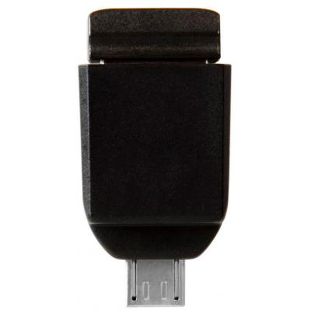 USB флеш накопичувач Verbatim 16GB OTG Black USB 2.0 (49821) - изображение 1