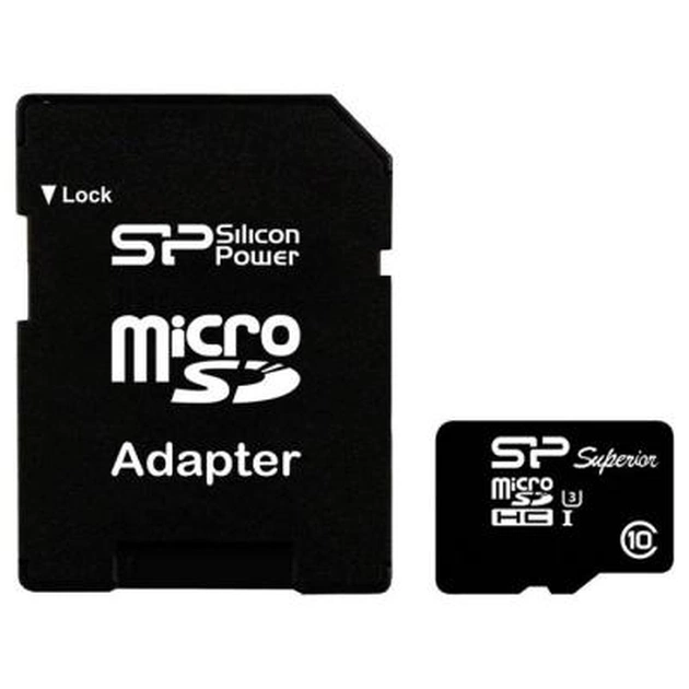 Карта пам'яті Silicon Power 64GB microSDXC Class10 UHS-I U3 (SP064GBSTXDU3V10SP) - изображение 1