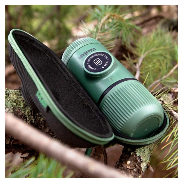Кавоварка кемпінгова Wacaco Nanopresso з чохлом зелена (WNANOGREEN) - picture 6