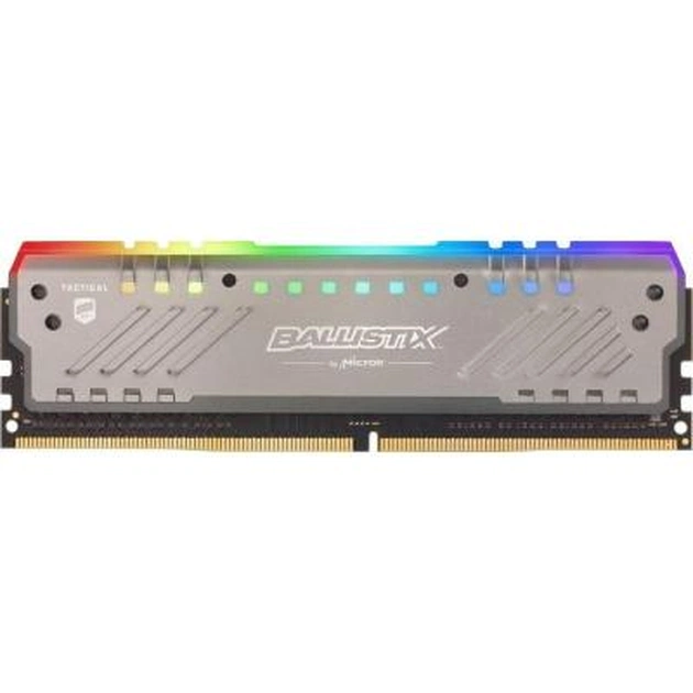 Модуль пам'яті для комп'ютера DDR4 8GB 3000 MHz Ballistix Tactical Tracer RGB Micron (BLT8G4D30BET4K) - зображення 1