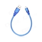 Дата кабель USB 2.0 AM to Mini 5P 0.3m blue Ritar (YT-C/AM-0.3MnBl/10336) - уменьшенное изображение 1