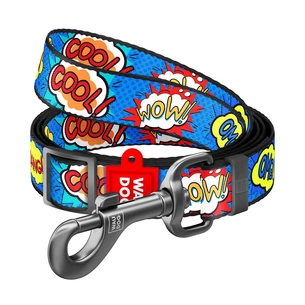 Повідець для собак WAUDOG Nylon "ВАУ" регульований L Ш 25 мм Д 152-183 см (5310) зображення 1