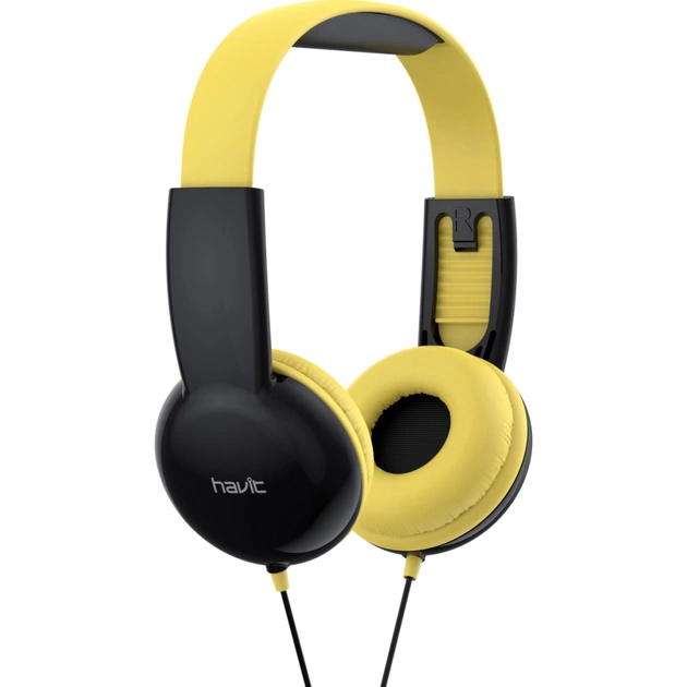 Навушники Havit HV-H211d Yellow/Black (HV-H211d) - зображення 1