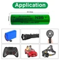 Акумулятор Vapcell N36 18650 Li-Ion 3650mAh 1шт - зменшене зображення 4