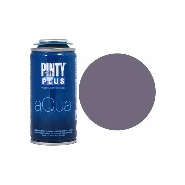Фарба-аерозоль Pintyplus на водній основі Aqua, Сіра темна, 150 мл (8429576248807) - зображення 1