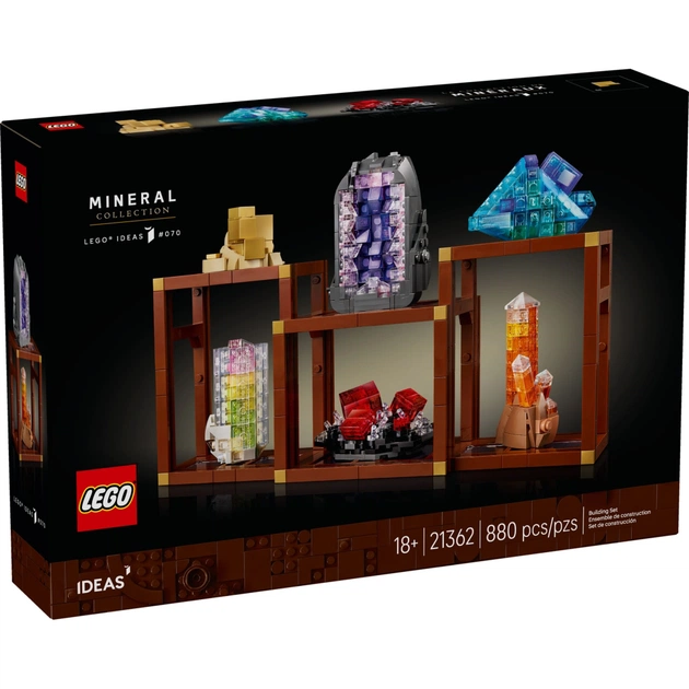 Конструктор LEGO Ideas Колекція мінералів (21362) - зображення 1