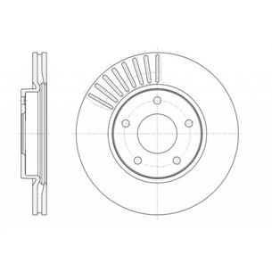 Гальмівний диск REMSA 61466.10 зображення 1