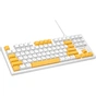 Клавіатура Aula F3032 keycaps plus 21 Yellow keys KRGD Red USB UA White (6948391204680) - зменшене зображення 1