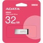 USB флеш накопичувач ADATA 32GB UR350 Silver-Black USB 3.2 (UR350-32G-RSR/BK) - зменшене зображення 5
