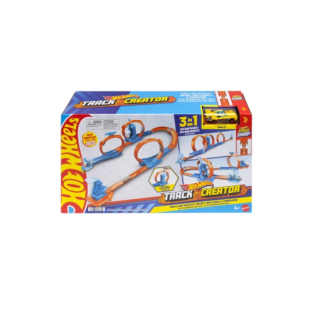 Автотрек Hot Wheels Track creator Потрійна петля (JDW39) - picture 5