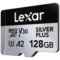 Карта пам'яті Lexar 128GB microSDXC class 10 UHS-I U3 V30 A2 Professional Silver (LMSSIPL128G-BNANG) - уменьшенное изображение 2