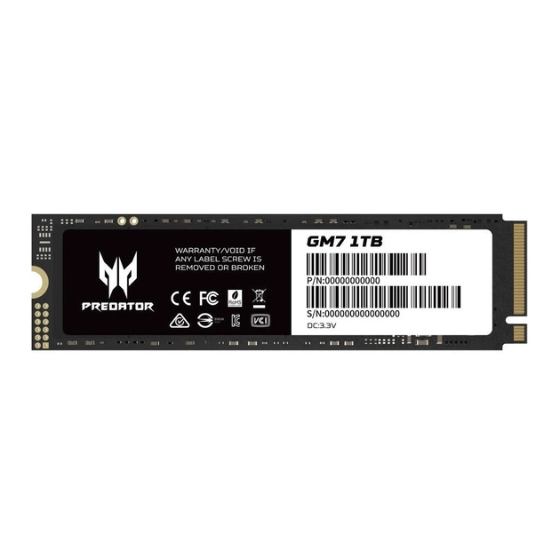 Накопичувач SSD M.2 2280 1TB GM7 PREDATOR (BL.9BWWR.118) - зображення 1