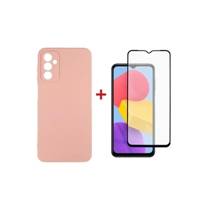 Чохол до мобільного телефона Dengos Samsung Galaxy M13 Case + Glass (Pink) (DG-KM-72) зображення 1