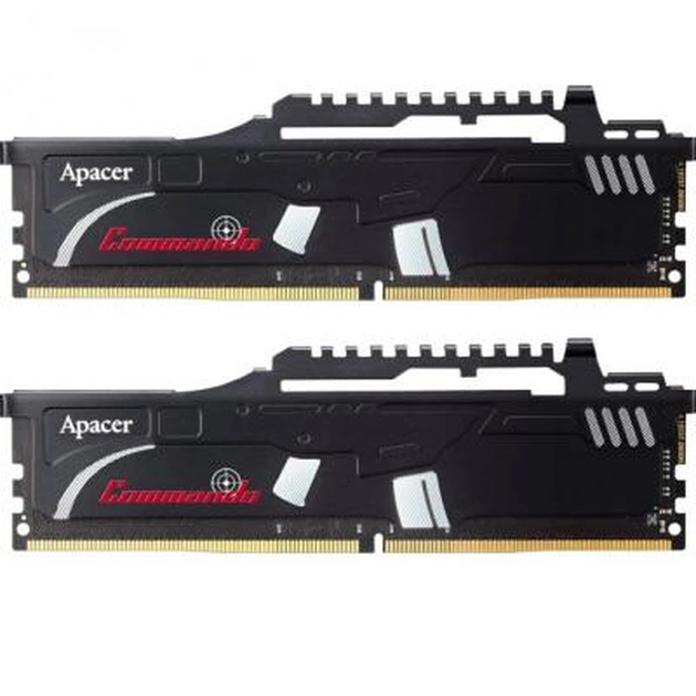 Модуль пам'яті для комп'ютера DDR4 32GB (2x16GB) 2800 MHz Commando Series Apacer (EK.32GAW.GFAK2) - изображение 1