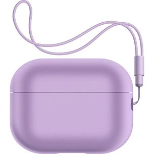 Чохол для навушників Armorstandart Silicone Case with straps для Apple Airpods Pro 2 Pink Purple (ARM68613) зображення 1
