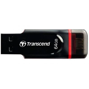 USB флеш накопичувач Transcend JetFlash 340 USB 2.0 On-The-Go (TS64GJF340) зображення 1