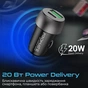 Зарядний пристрій Promate 20W USB-C + USB-A (drivegear-20w.black) - зменшене зображення 4