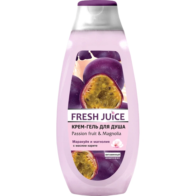 Гель для душу Fresh Juice Passion Fruit & Magnolia 400 мл (4823015936104) - изображение 1