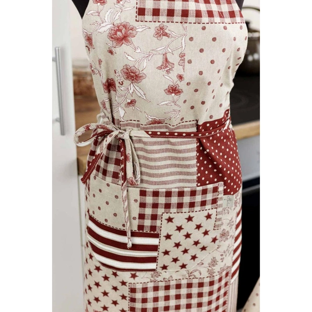 Фартух Прованс Печворк бордо (031638) - picture 4
