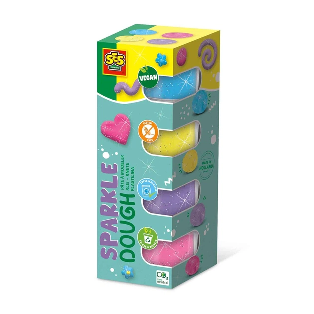 Набор для творчества Ses Creative Feel Good Dough Блеск (00515S) - изображение 1