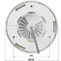 Камера відеоспостереження Hikvision DS-2CE72DFT-F (3.6) - зменшене зображення 3