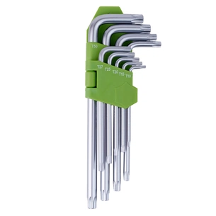 Ключ Alloid вигнутий TORX, подовжених, 9шт. (HT-0918) зображення 1