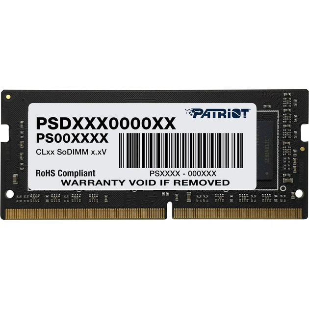 Модуль пам'яті для ноутбука SoDIMM DDR4 16GB 2666 MHz Signature Line Patriot (PSD416G266681S) - зображення 1