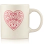 Чашка ARDESTO Heart, 320мл, кераміка, білий (AR3074W) - уменьшенное изображение 3