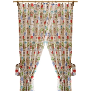 Штора Прованс комплект Red apples 140х170 см 2 шт (034909) зображення 1