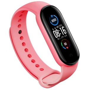 Ремінець до фітнес браслета BeCover Silicone для Xiaomi Mi Smart Band 5 Pink (705069) зображення 1
