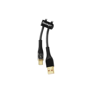 Дата кабель USB 2.0 AM to USB-C 1.0m 7A black Essager (EXCT-XJ01-P) picture 1
