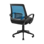 Офісне крісло Richman Стар Пластик Піастра Сітка Чорне + синє (ADD0003149) - зменшене зображення 4