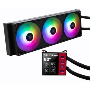 Система рідинного охолодження Vinga Storm Black зображення 1
