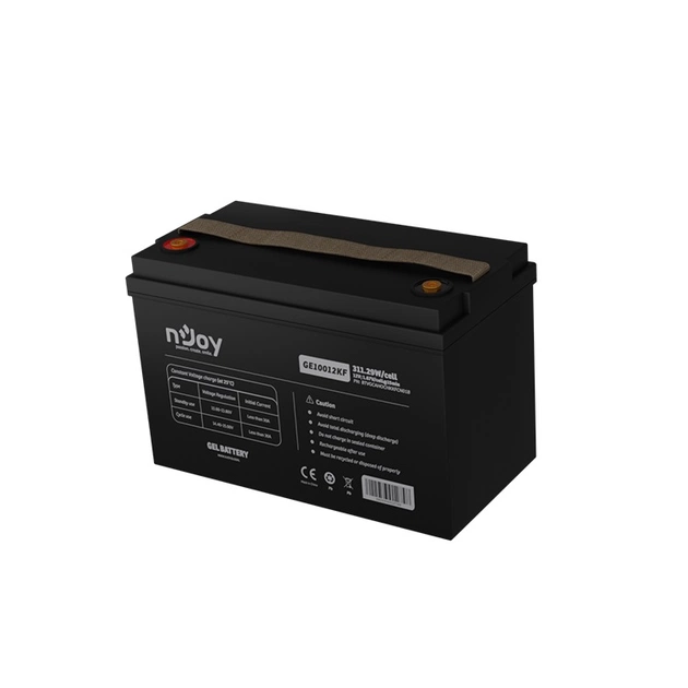 Акумуляторна батарея Njoy GE10012KF 12V 100AH (BTVGCAHOCHKKFCN01B) GEL - зображення 3