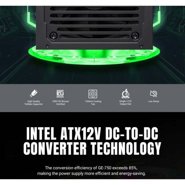 Блок живлення Gamemax 750W (GE-750) - picture 10