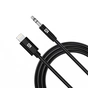 Кабель мультимедійний Lightning to 3.5mm M 1.0m black Armorstandart (ARM76889) - зменшене зображення 2