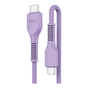 Дата кабель USB-C to USB-C 1.0m AR88 3A purple Armorstandart (ARM65291) - зменшене зображення 1