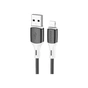 Дата кабель USB 2.0 AM to Lightning 1.0m 2.4A silicone BX79 black BOROFONE (6974443384741) - уменьшенное изображение 1