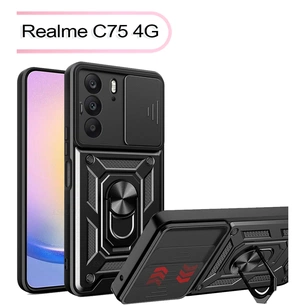 Чохол до мобільного телефона BeCover Military Realme C75 4G Black (713539) зображення 1