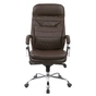 Офісне крісло Аклас Валенсія MB XY-7340 Коричневий (Шкіра LC-K dark brown) (00161484) - зменшене зображення 2