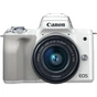 Цифровий фотоапарат Canon EOS M50 15-45 IS STM Kit White (2681C057) - зменшене зображення 2