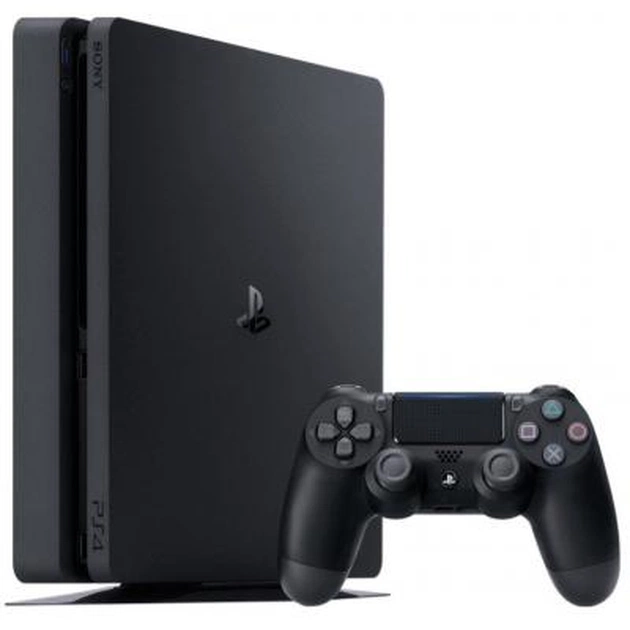 Ігрова консоль Sony PlayStation 4 Slim 1Tb Black (Call of Duty WWII) (9942269) - зображення 1
