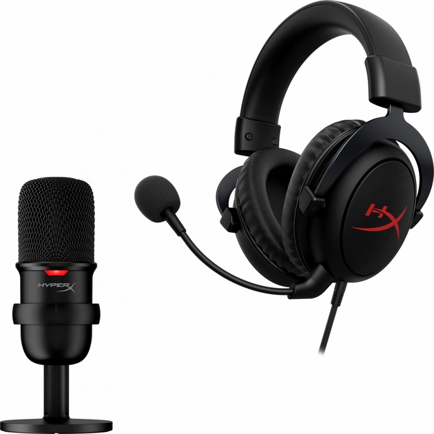 Навушники HyperX Streamer Starter Pack Cloud Core + SoloCast (HBNDL0001) - зображення 1