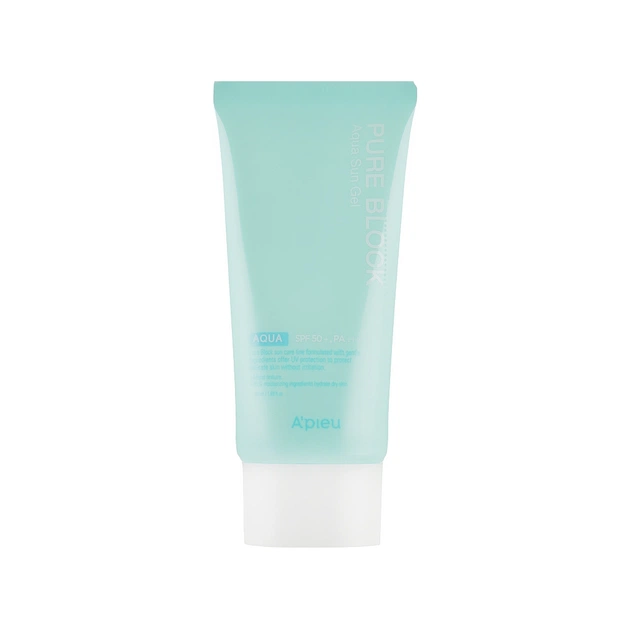 Засіб від засмаги A'pieu Pure Block Aqua Sun Gel SPF50+/Pa+++ 50 мл (8809581450646) - изображение 1