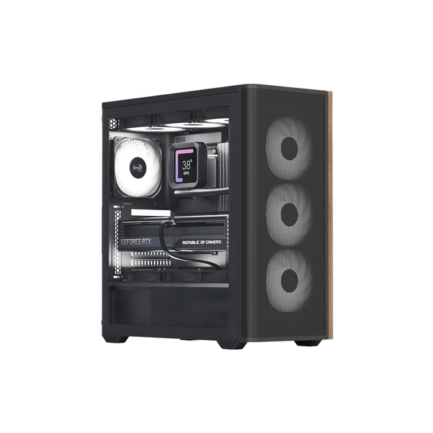 Корпус для ПК AeroCool D501A-G-BK-v2 Black (ACCM-DS01043.11) - изображение 1